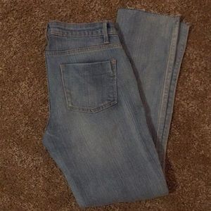 GENERA Distressed ankle jeans